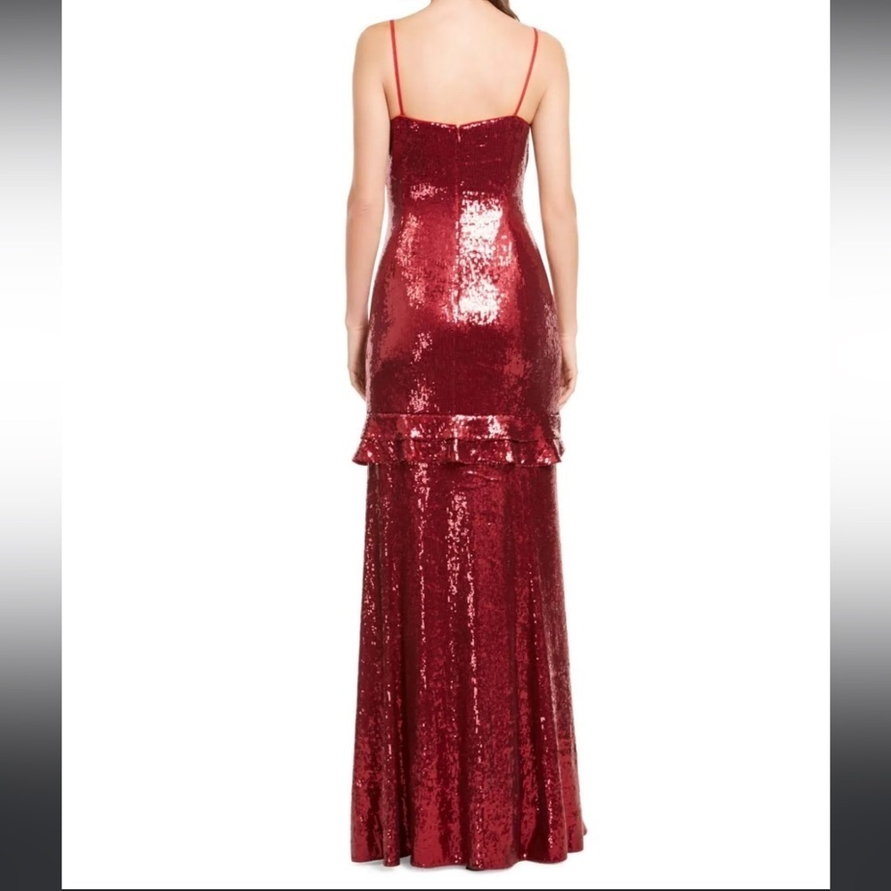 Rachel Zoe Women's Walker Sequined Faux-Wrap Gown - Picture 2 of 15
